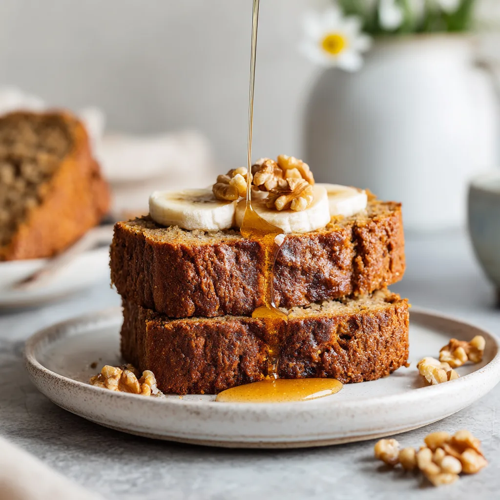 Menumaison cottage cheese banana bread serving