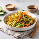 Menumaison cucumber carrot salad featured
