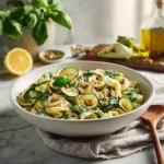 Salade de Pâtes Citron Basilic – Recette végétalienne fraîche 9 Menumaison lemon basil pasta salad Featured