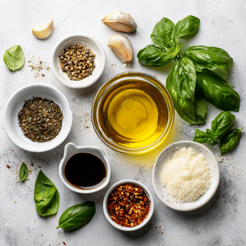 Menumaison olive oil bread dip ingredients