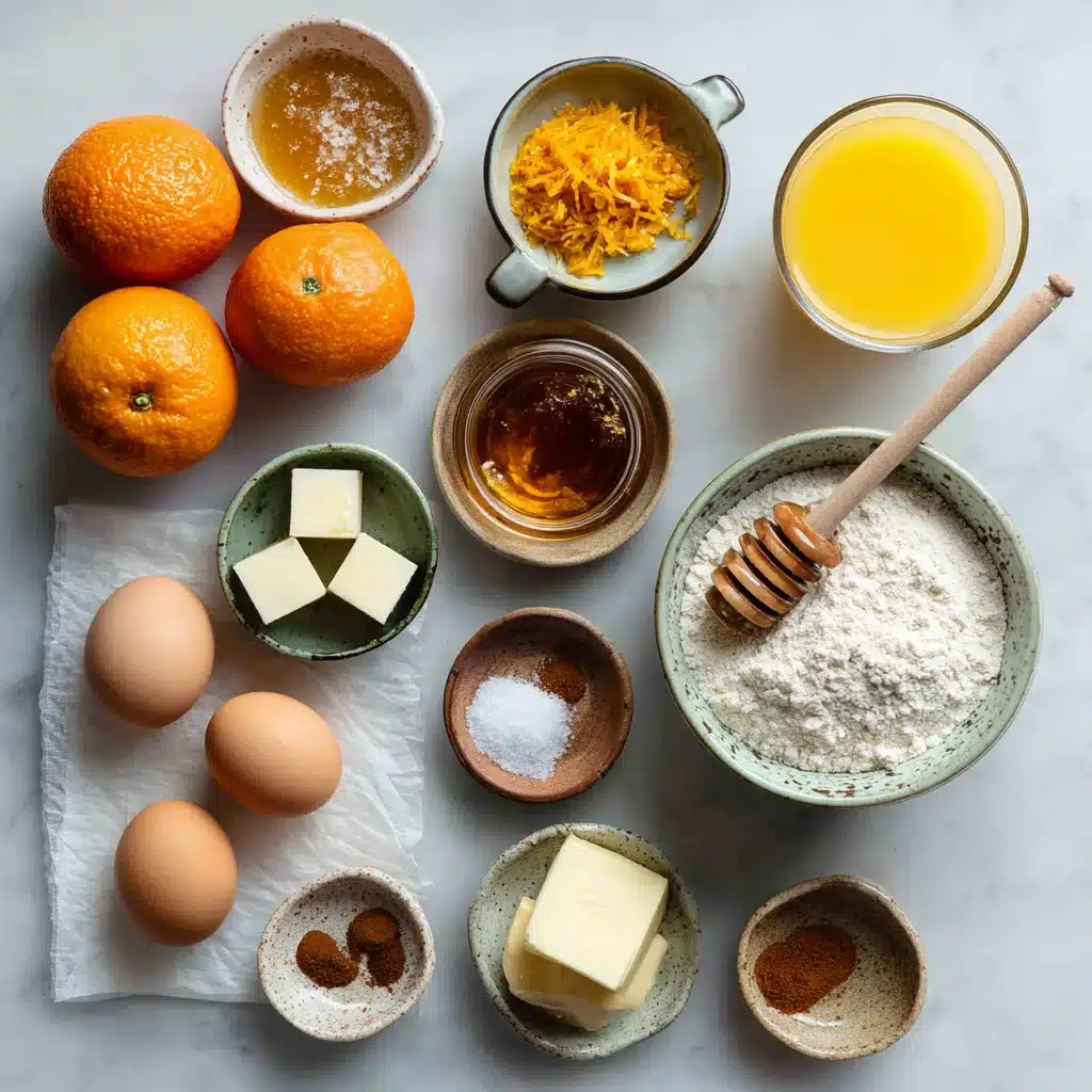 Menumaison orange honey cake ingredients