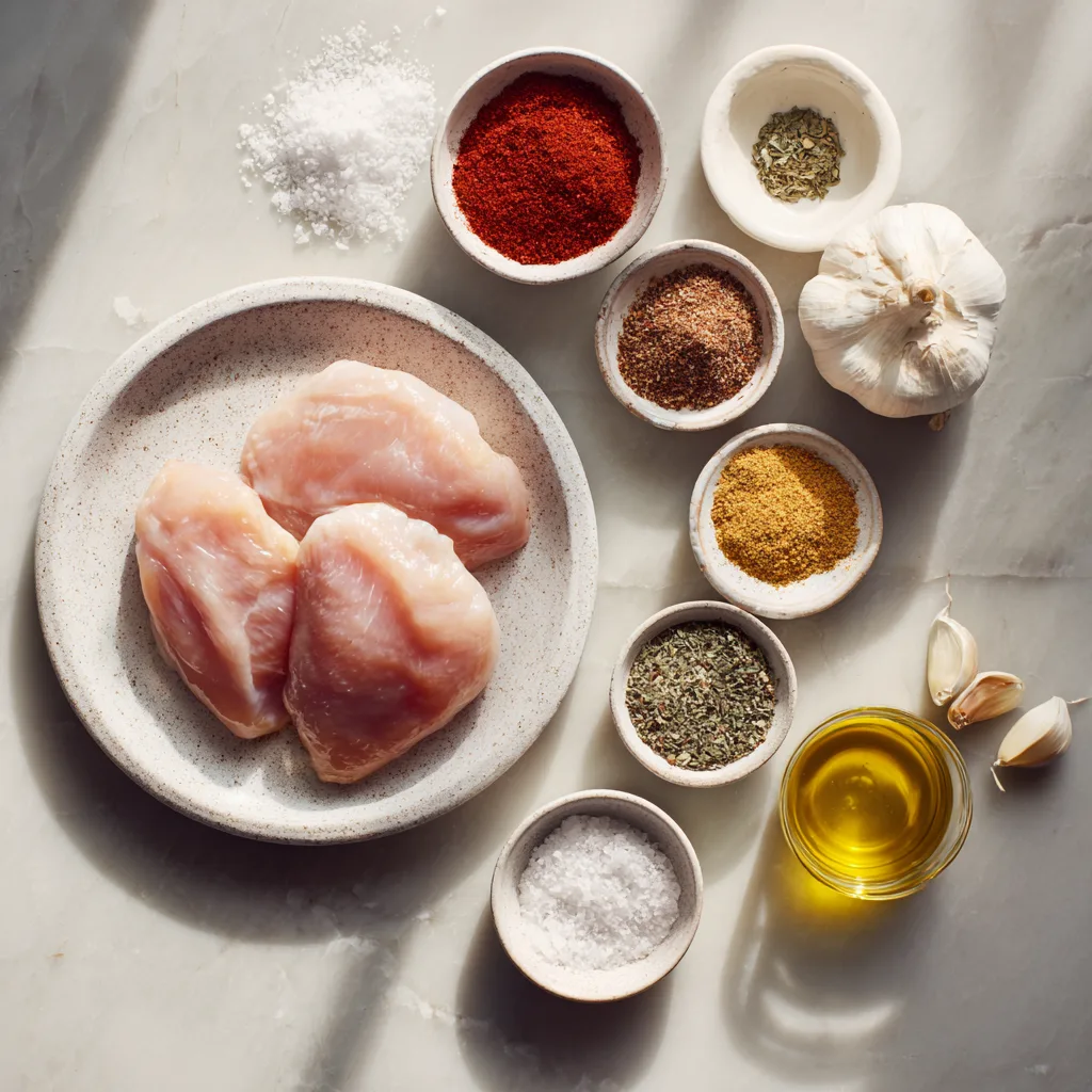 Poulet Grillé à l’Ail – Blanc de Poulet Juteux Prêt en 20 Minutes 7 Menumaison perfect grilled chicken breast ingredients