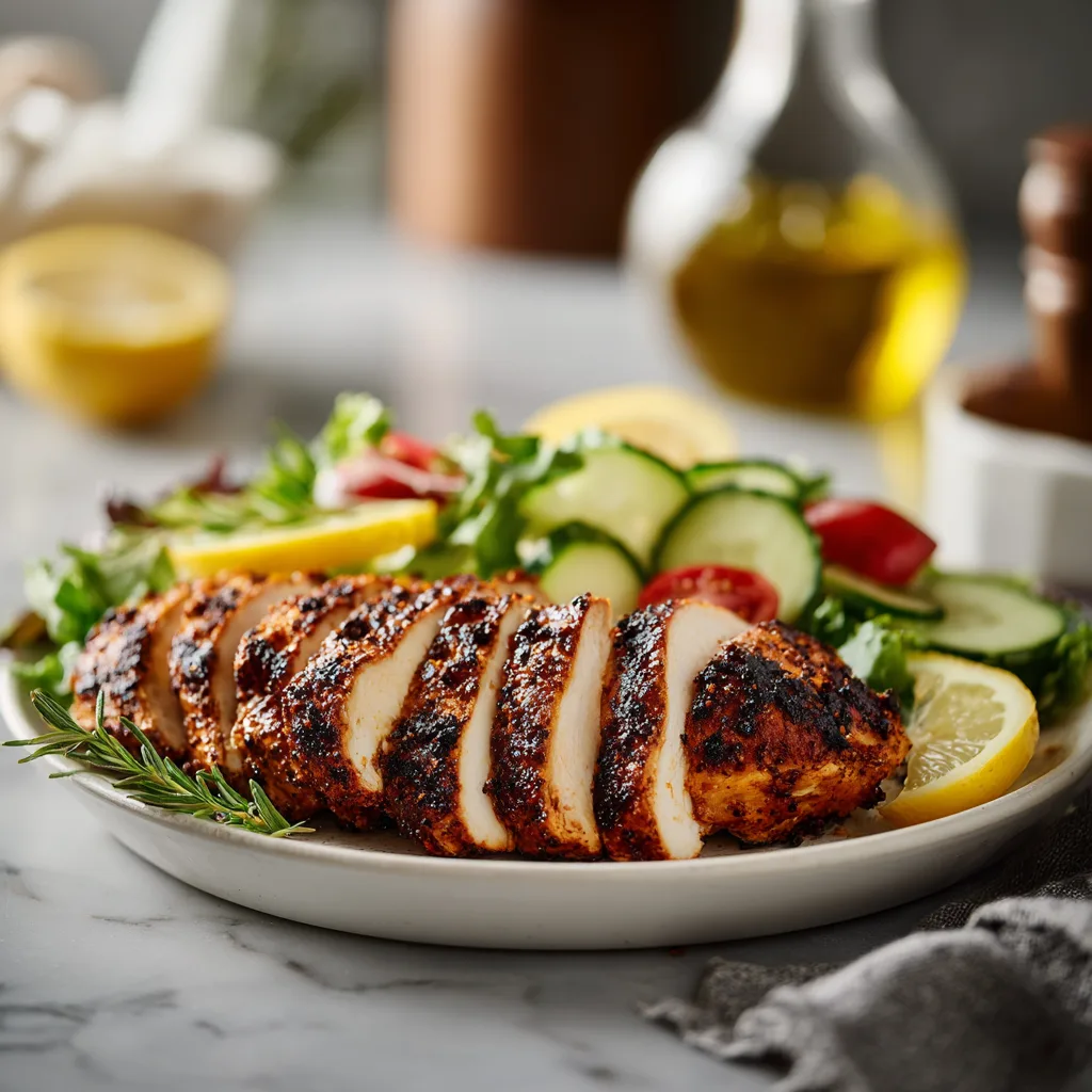 Poulet Grillé à l’Ail – Blanc de Poulet Juteux Prêt en 20 Minutes 8 Menumaison perfect grilled chicken breast serving