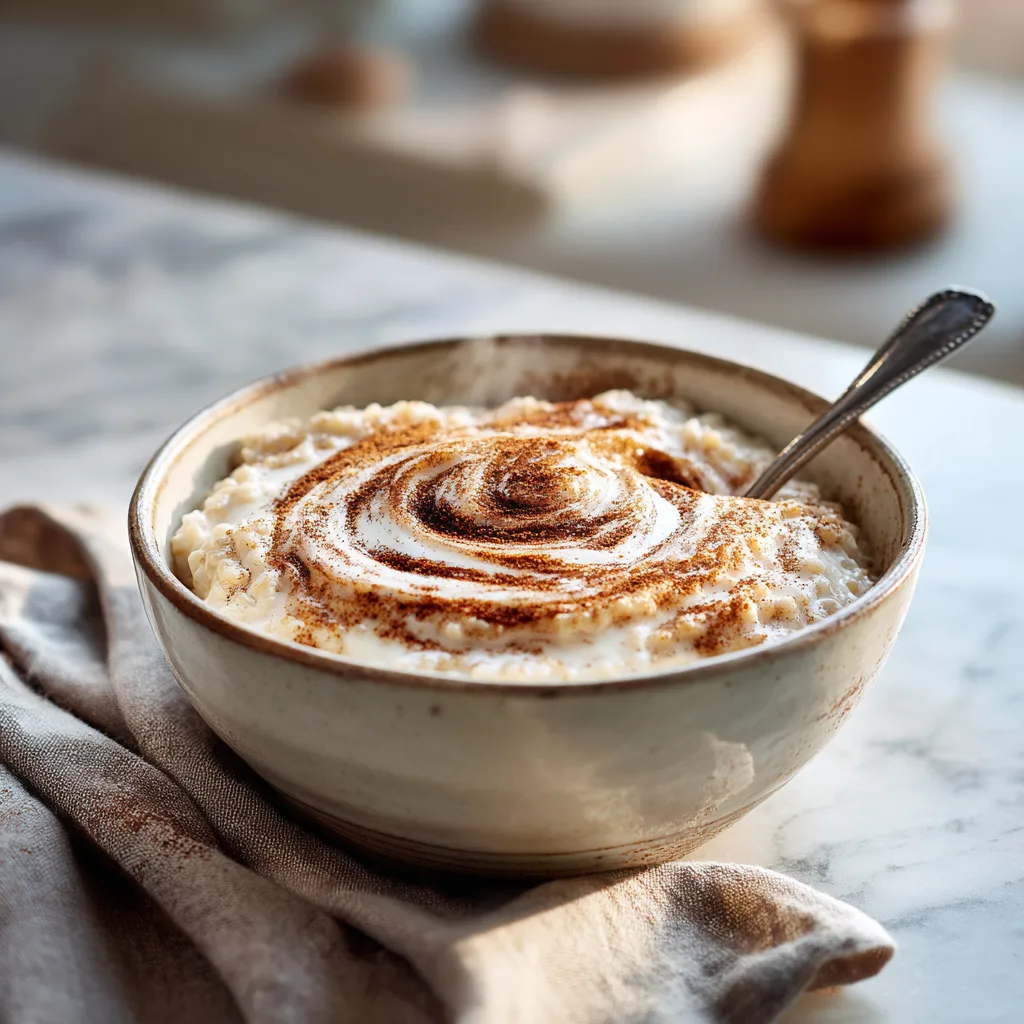 Menumaison quinoa rice pudding serving