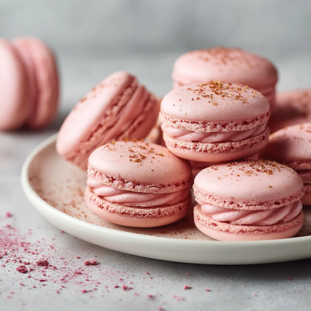 Menumaison strawberry macaron featured