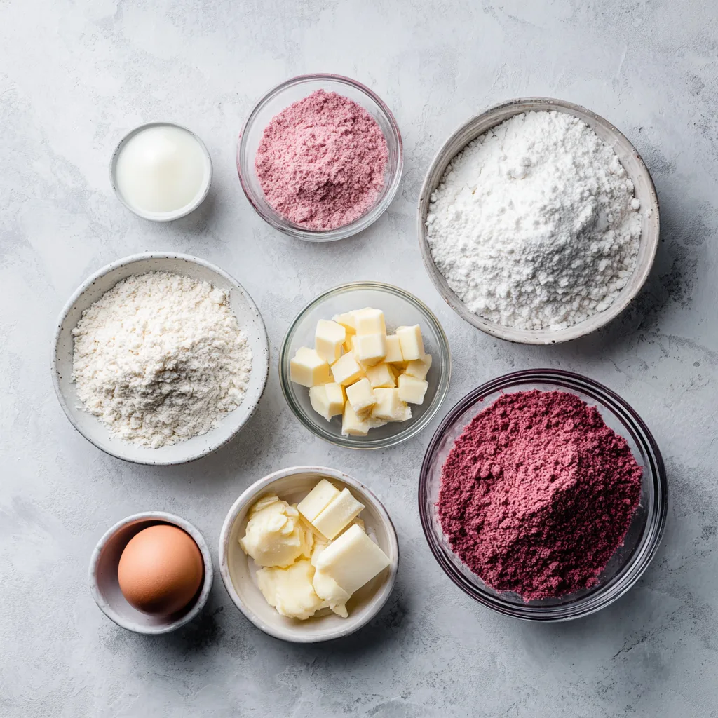 Menumaison strawberry macaron ingredients