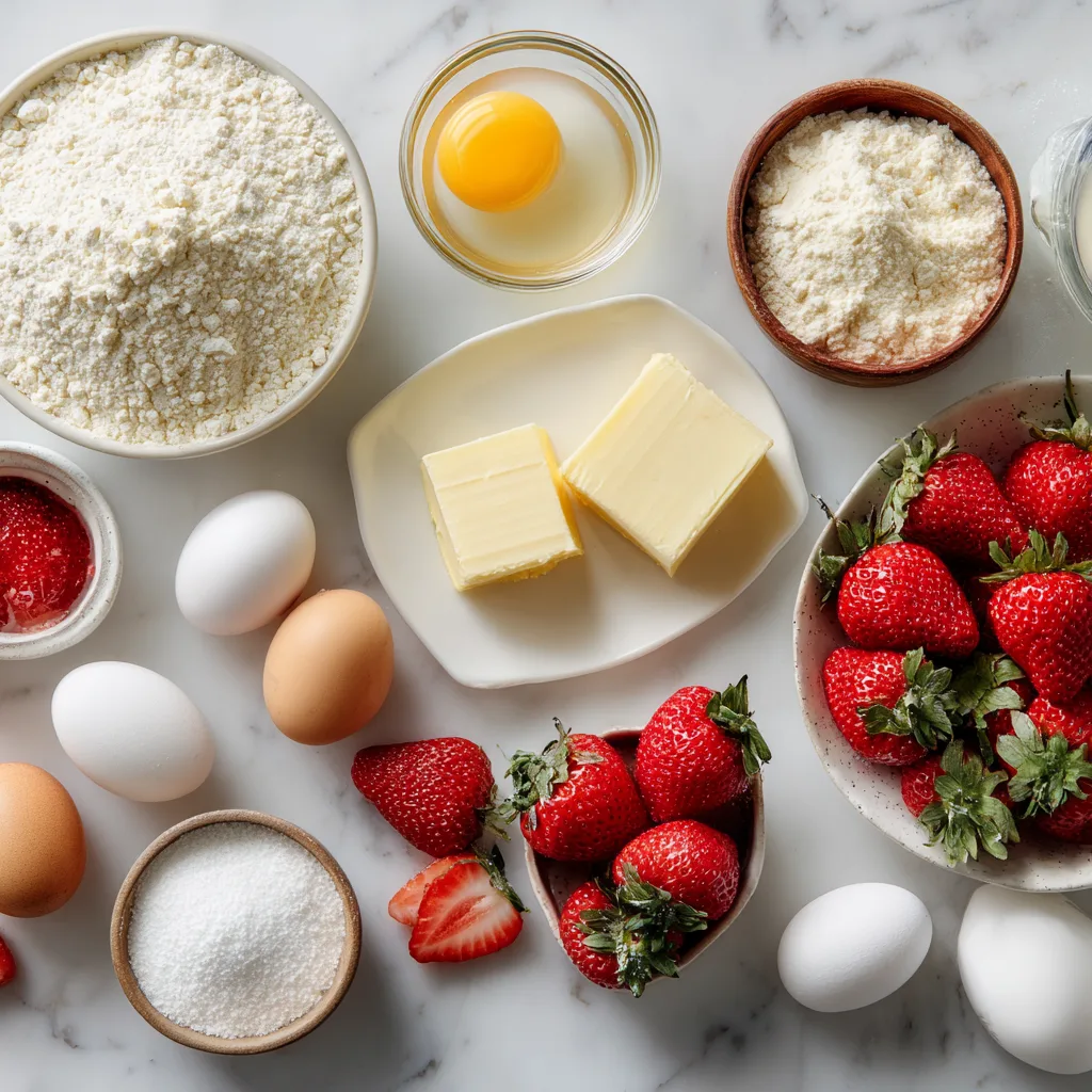 Menumaison strawberry shortcake cupcakes ingredients
