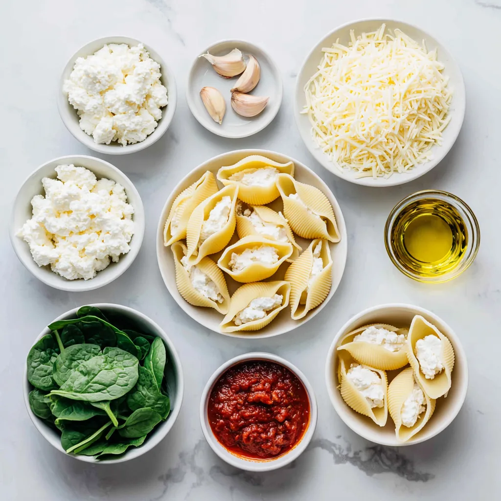 Coquilles Farcies au Fromage – Recette Facile de Pâtes Graténées 7 Menumaison stuffed shells ingredients