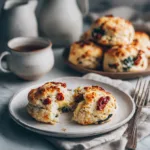 Menumaison sun dried tomato egg biscuits Serving 1