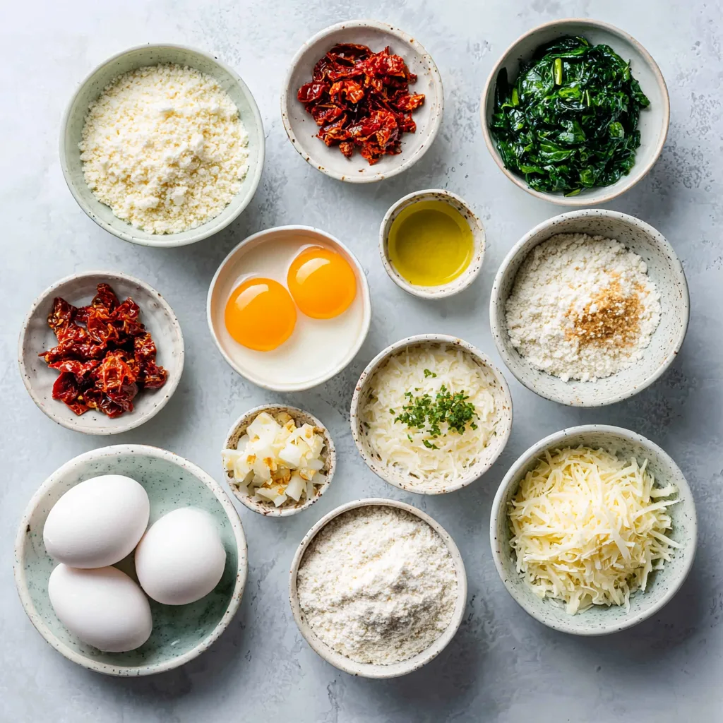 Menumaison sun dried tomato egg biscuits ingredients 1