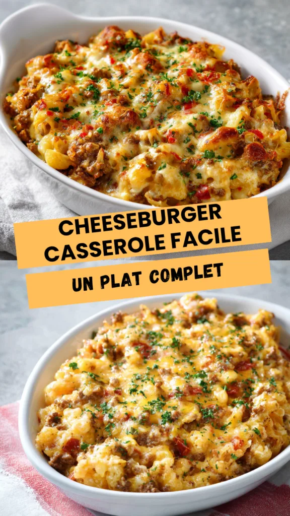 Cheeseburger Casserole Pin