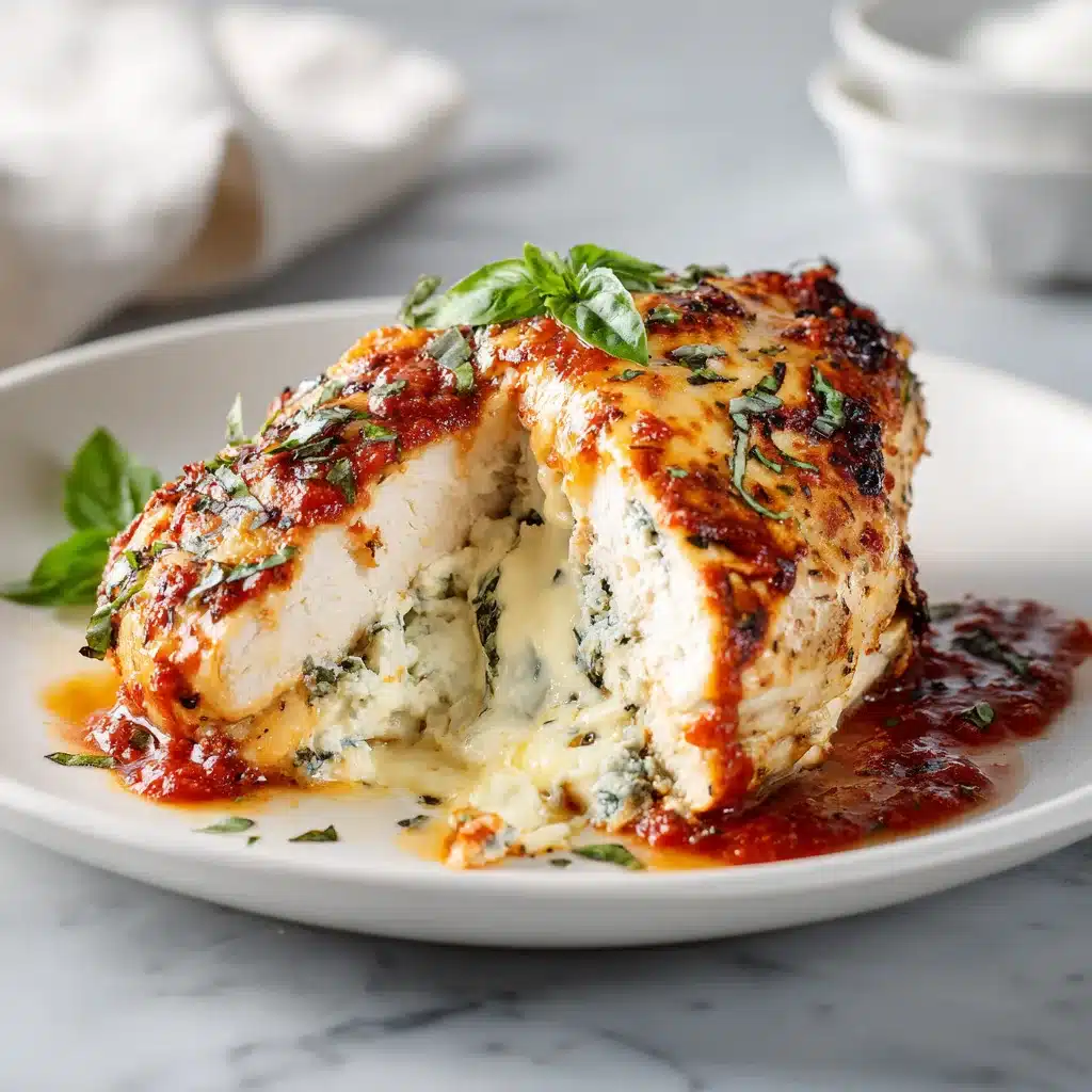 Menumaison baked ricotta chicken serving