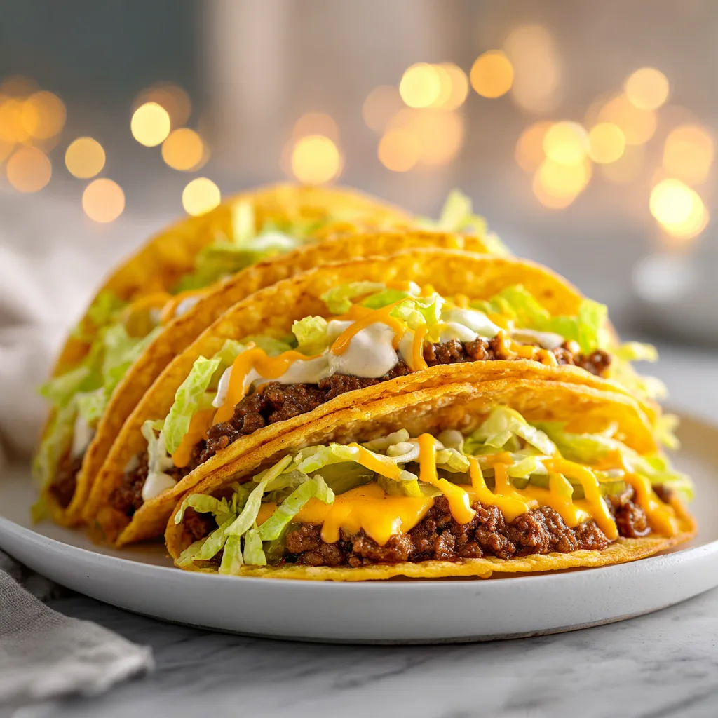 Recette de taco Big Mac smash burger avec fromage fondu et sauce spéciale