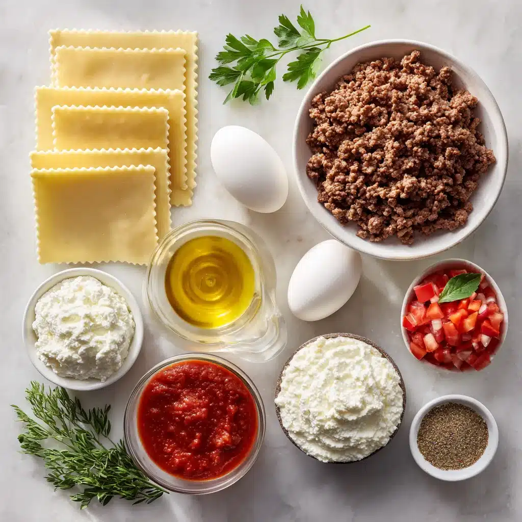 Menumaison classic lasagna ricotta cheese ingredients