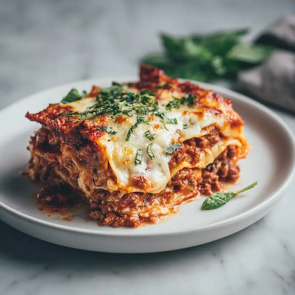 Menumaison classic lasagna ricotta cheese serving