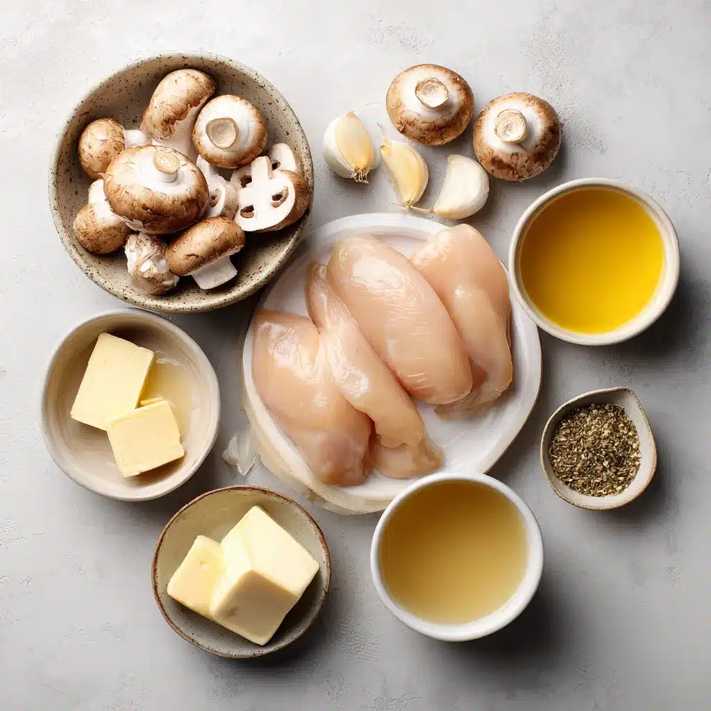 Menumaison creamy mushroom chicken ingredients