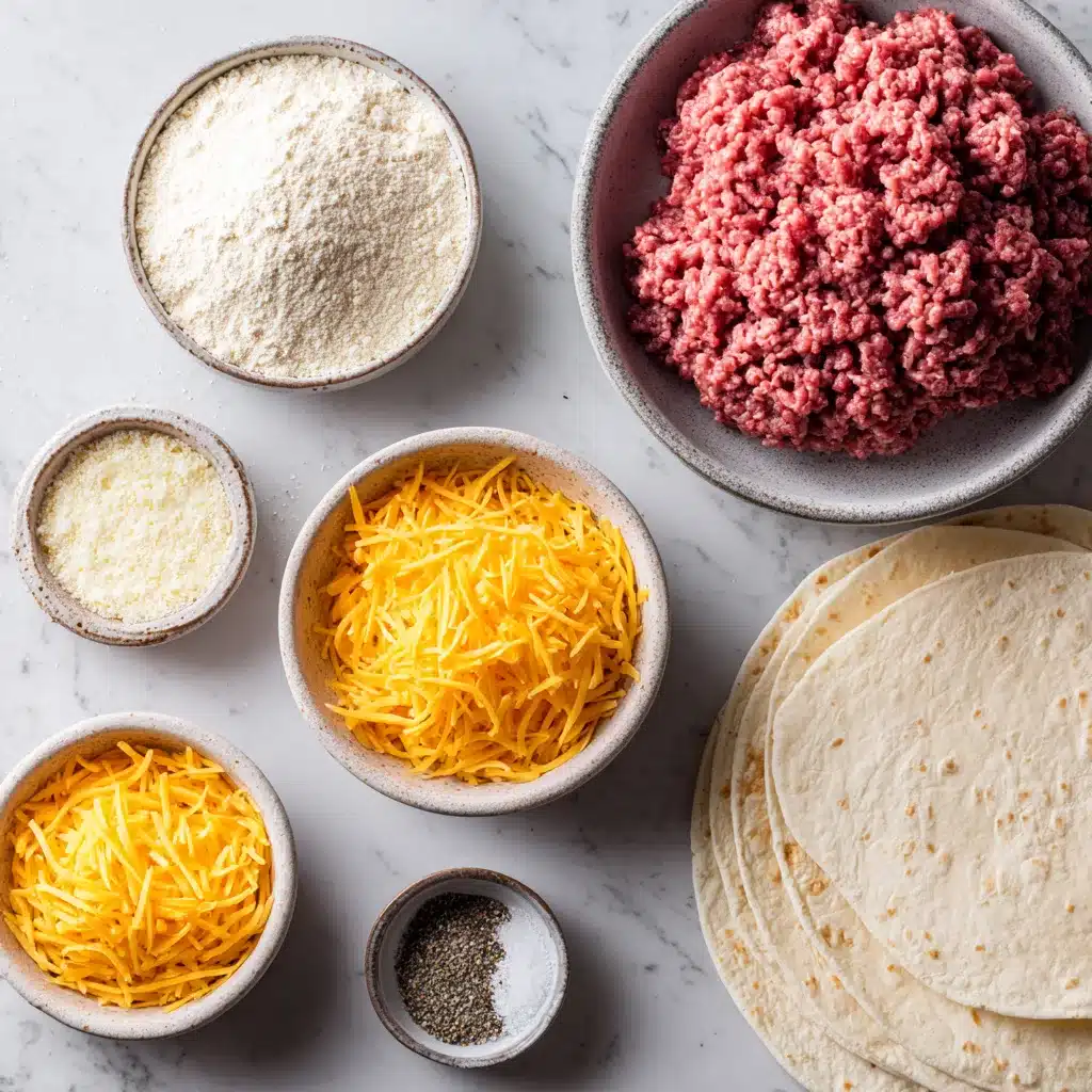 Smashburger Quesadillas - La Recette Ultime 7 Ingrédients pour quesadillas smashburger : bœuf haché, tortillas, fromage