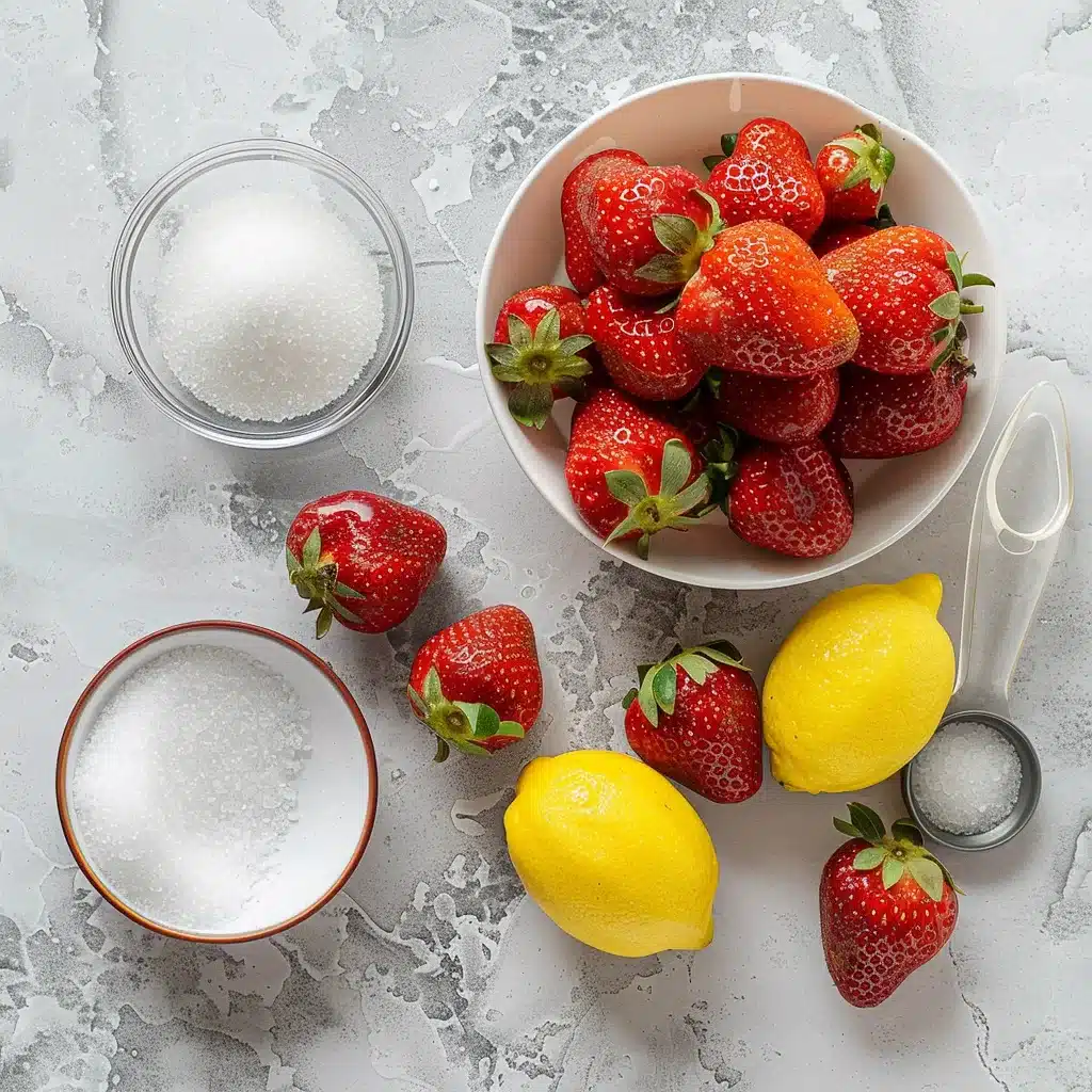 Sorbet à la Fraise - Une Recette Rafraîchissante et Fruitée 10 Menumaison strawberry sorbet ingredients