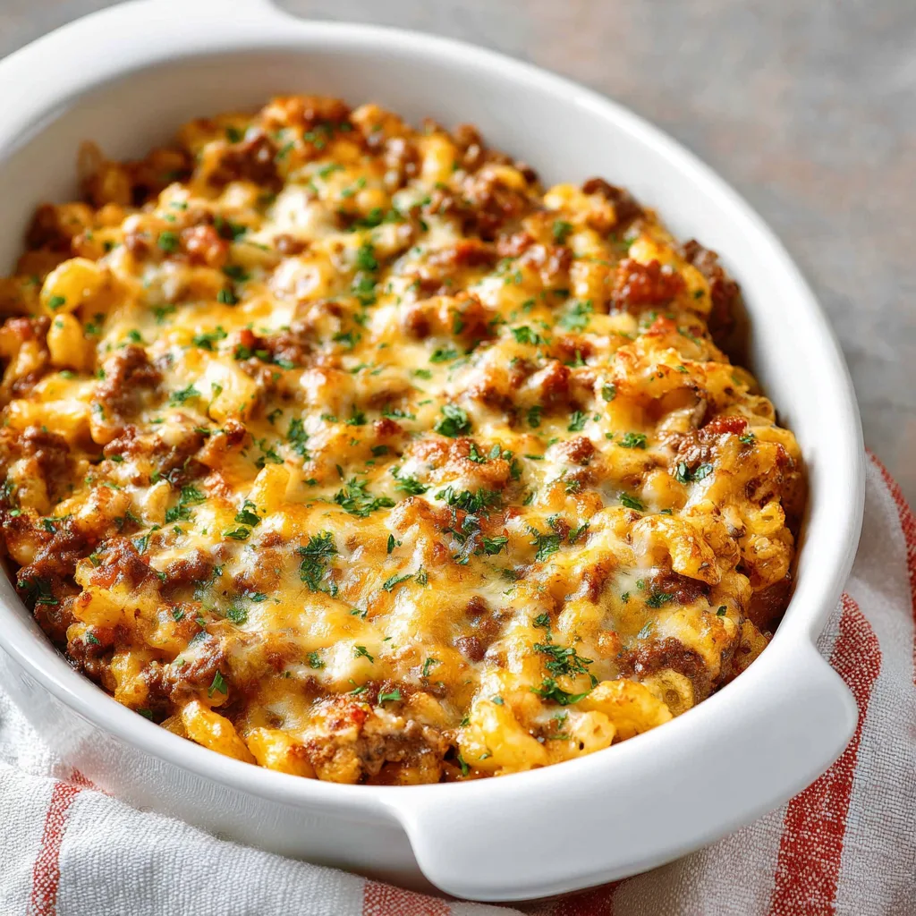 Cheeseburger Casserole Facile à Préparer