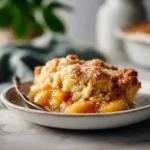 Le cobbler de pêches du Sud, facile et authentique