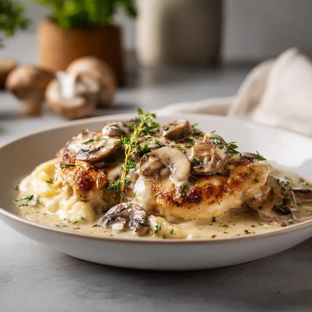 Poulet aux champignons crémeux : la recette irrésistible