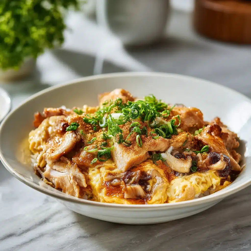 Oyakodon (Japanese Chicken & Egg Rice Bowl) : Recette Authentique