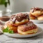 Beignets au sucre fourrés au chocolat : Recette Maison