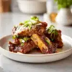 Recette de ribs à la mijoteuse super facile et tendre