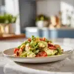 Salade de poulet à l'avocat saine et crémeuse