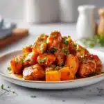 Poulet ail et miel et patates douces : recette d'accompagnement saine