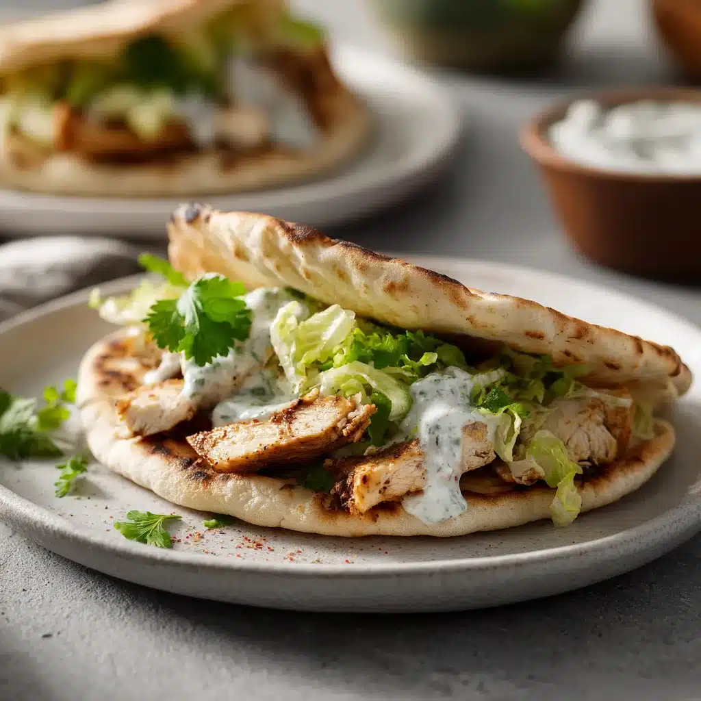 Sheet Pan Chicken Pitas with Herby Ranch irréprochables