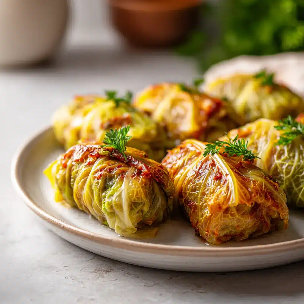 Choux farcis aux lentilles et riz : la recette saine