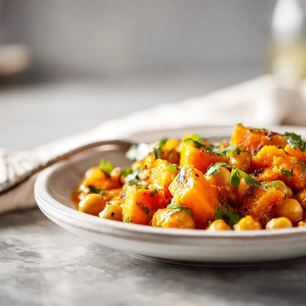 Curry de Patate Douce et Pois Chiches : Recette Onctueuse