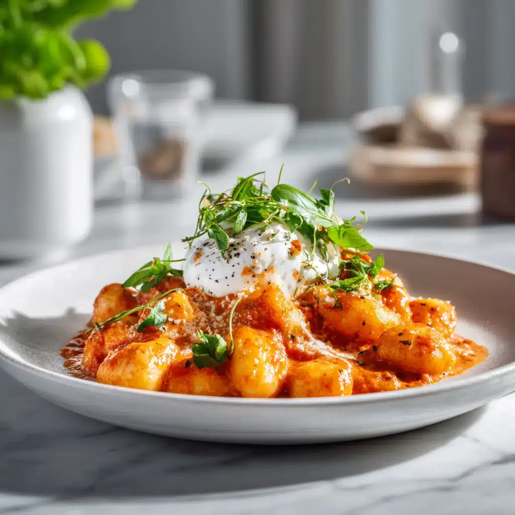 Gnocchi à la tomate crémeuse et burrata : la recette ultime