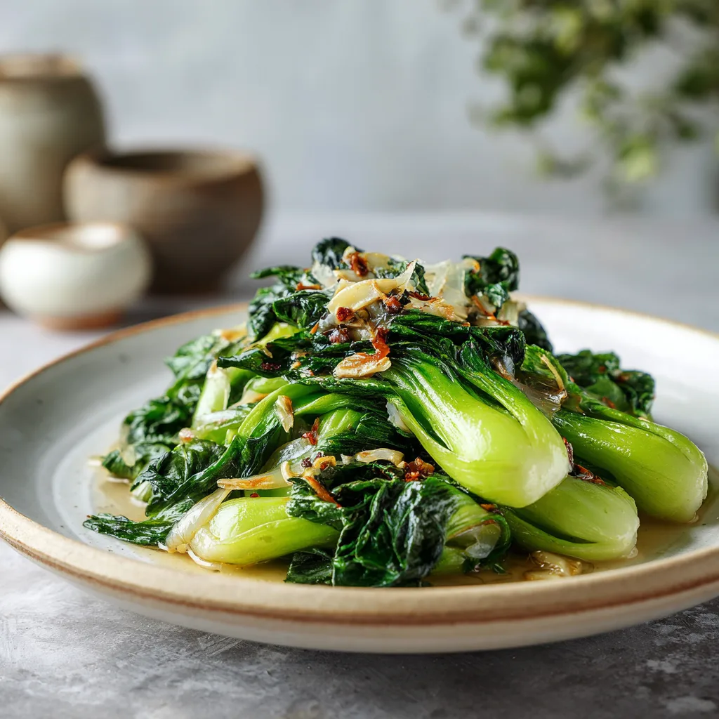 Bok Choy with Garlic and Ginger : La Recette Authentique