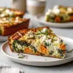 Frittata Patate Douce Chou Kale et Feta