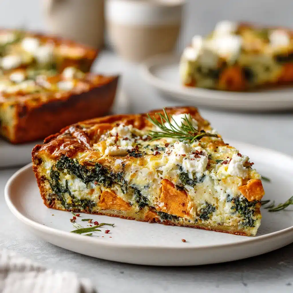 Frittata Patate Douce Chou Kale et Feta