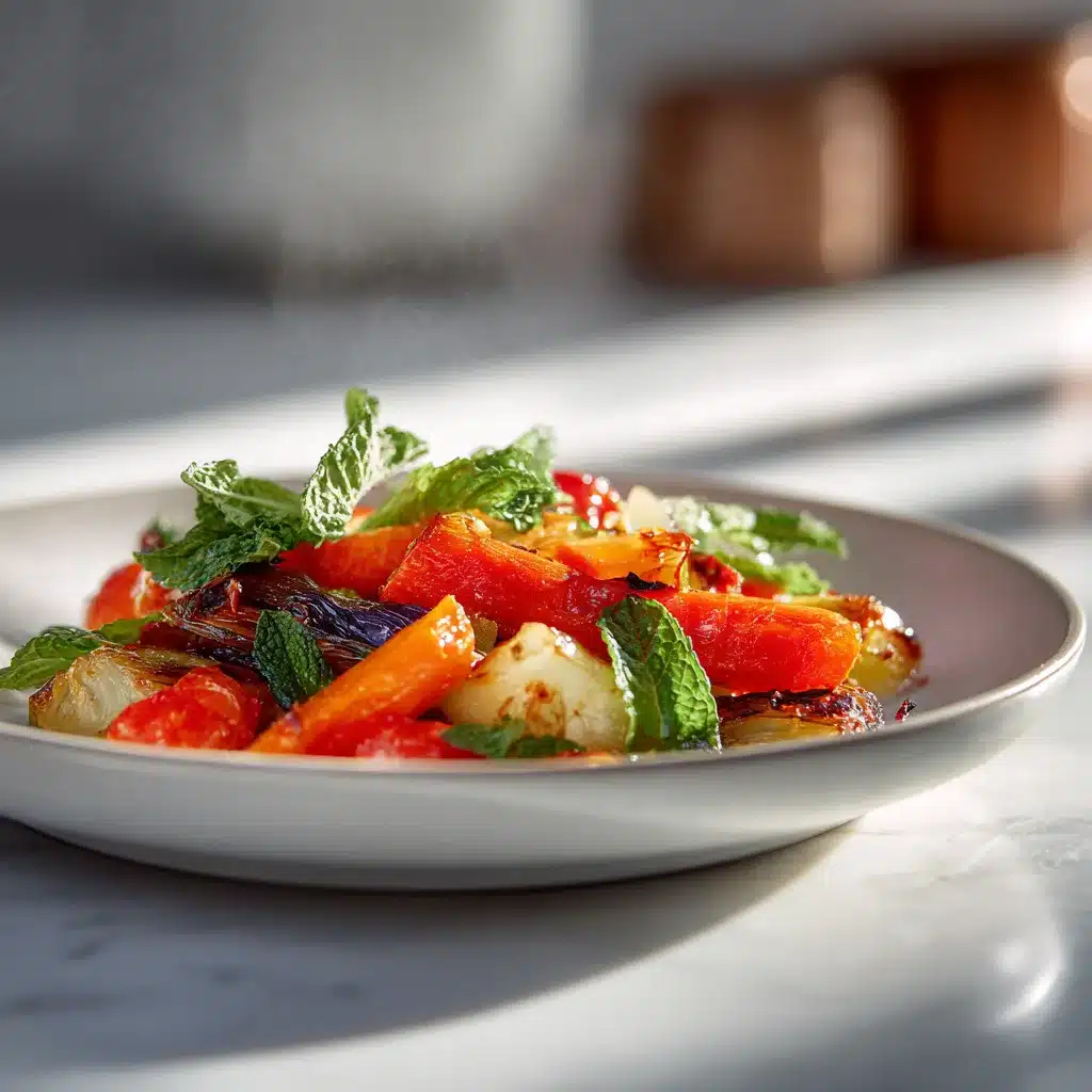 Légumes rôtis à l'ail et aux fines herbes