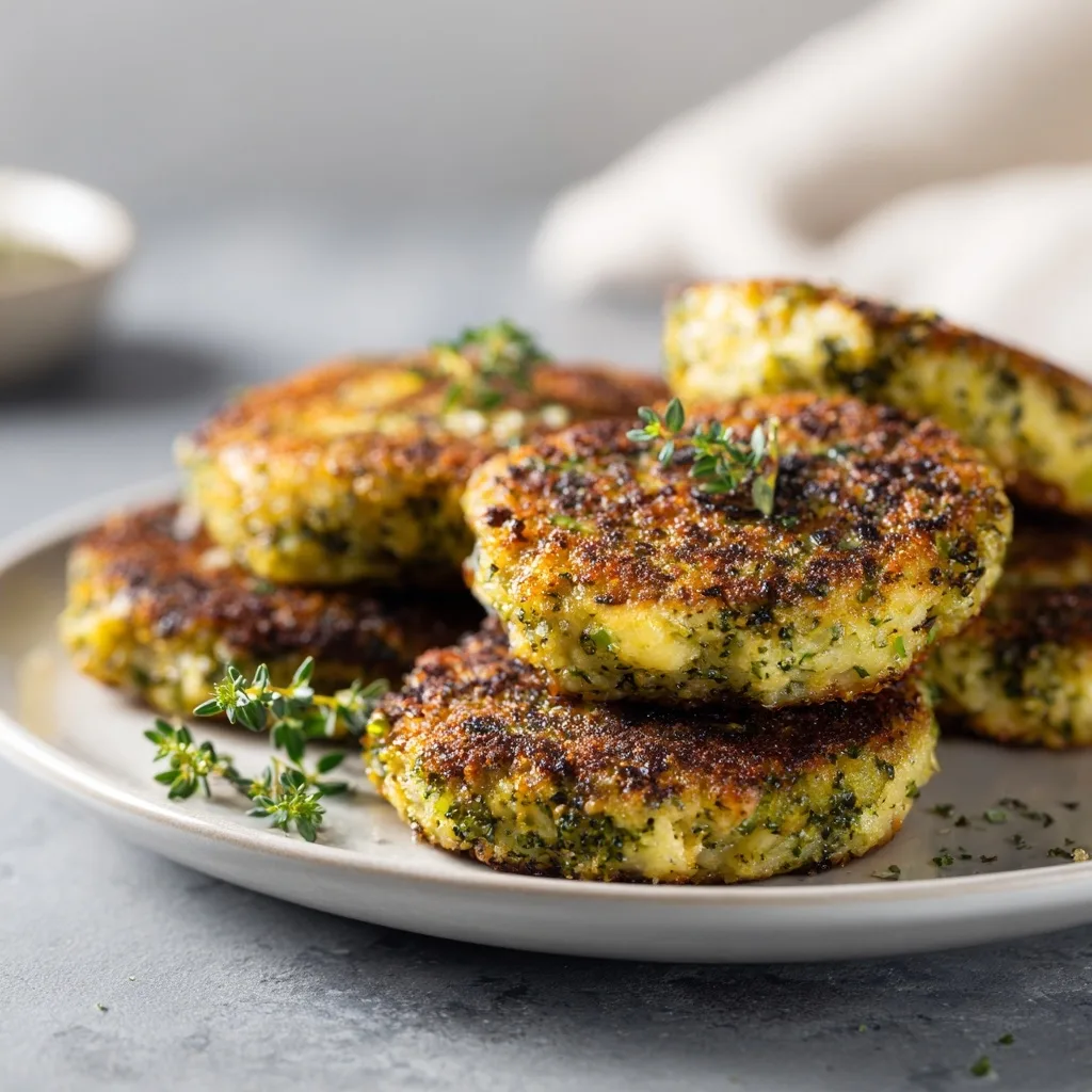 Galettes de brocoli au fromage : la recette croustillante et saine