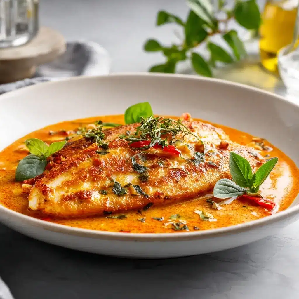 Tilapia à la sauce aux poivrons rôtis : Une recette saine