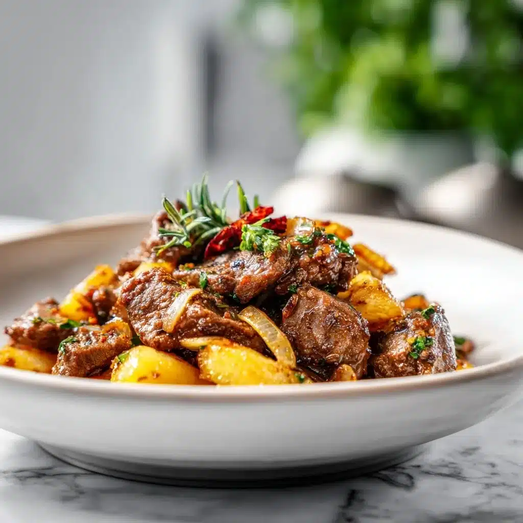 Bœuf Sauté aux Oignons : Recette Express et Savoureuse