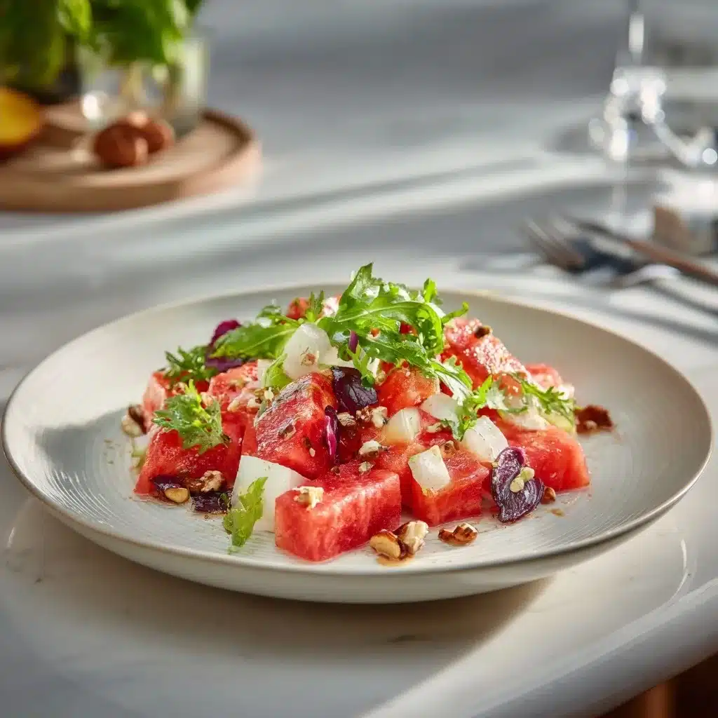 Salade de pastèque : Recette fraîcheur d'été