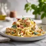 Pâtes au Poulet Toscan Crémeux : La Recette Authentique 3 Pâtes au Poulet Toscan Crémeux : La Recette Authentique