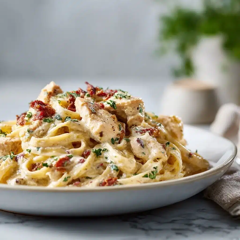 Pâtes au Poulet Toscan Crémeux : La Recette Authentique 2 Pâtes au Poulet Toscan Crémeux : La Recette Authentique