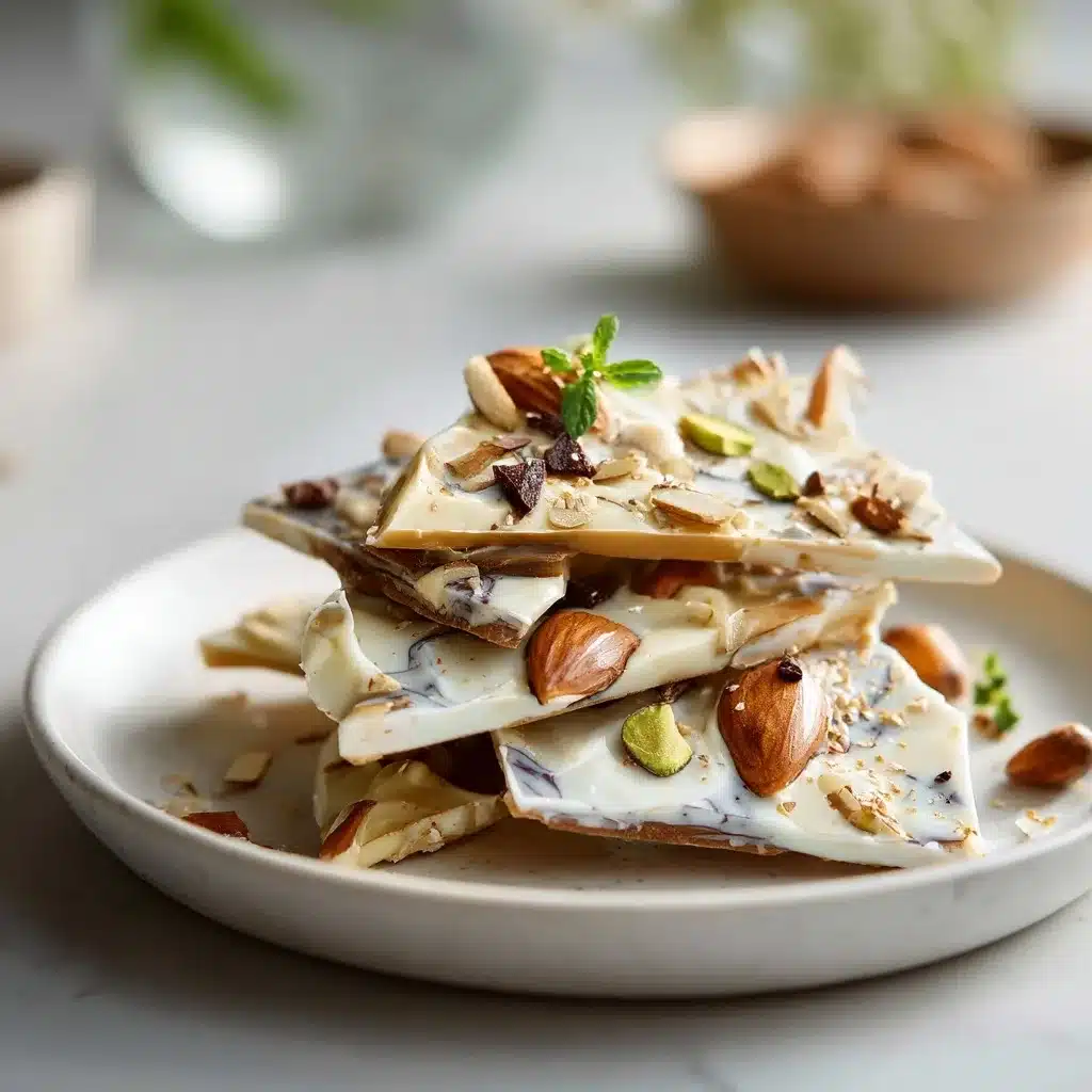 Frozen Yogurt Bark : la collation saine parfaite