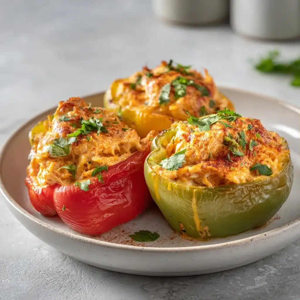 Buffalo Chicken Stuffed Peppers : La Recette Ultime