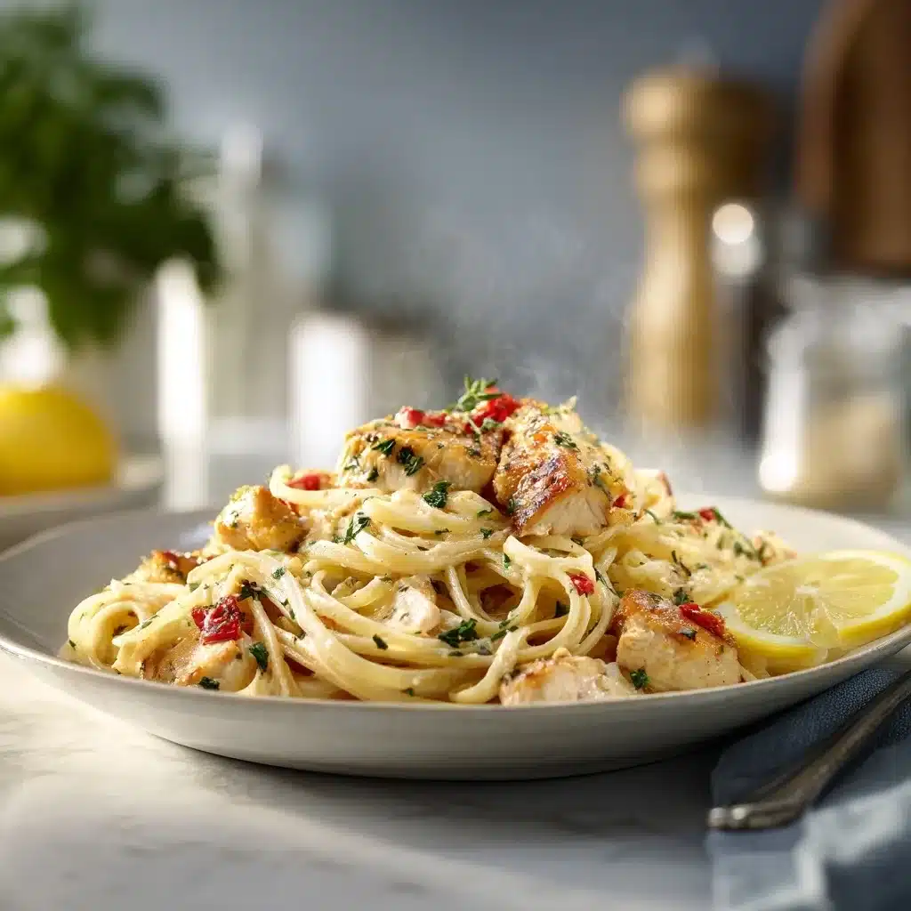 Pâtes au poulet au citron : une recette crémeuse et rapide 2 Pâtes au poulet au citron : une recette crémeuse et rapide